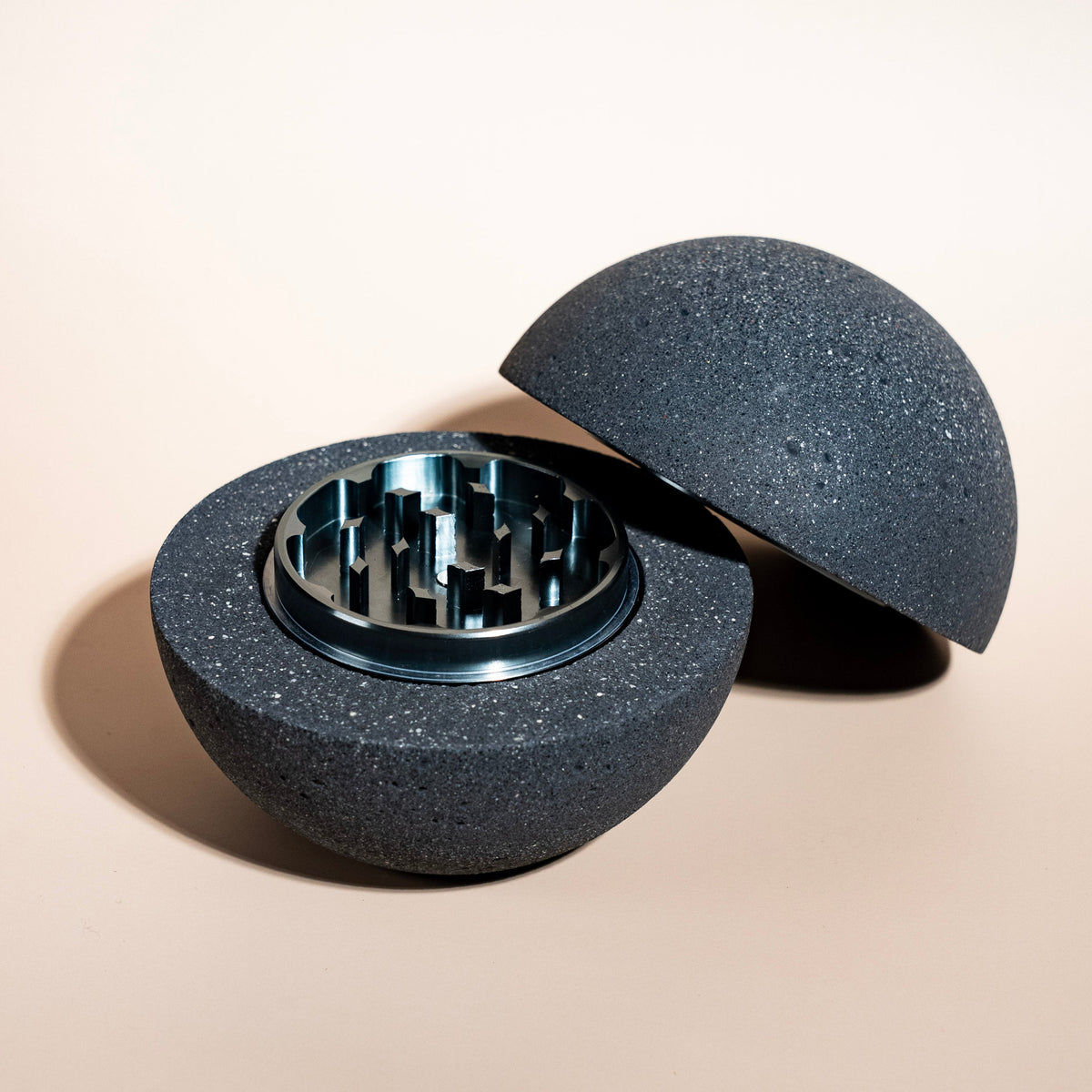 Sphere Grinder in Comet — concrete design grinder by HERBSTUDIO, grey colorway
